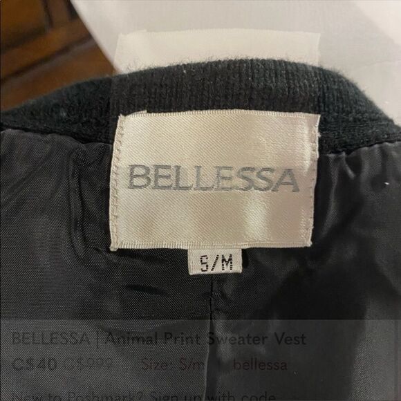 BELLESSA | Leopard Print Vest - Picture 5 of 5